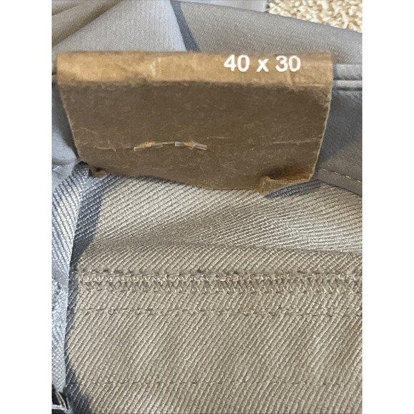 Panama Jack Pants Mens 40x30 Flat Golf Tech‎ Performance Stretch Chino Khaki New - Picture 7 of 7